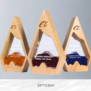 Kỷ Niệm Chương – Cúp Pha Lê Chân Đế Gỗ KN51